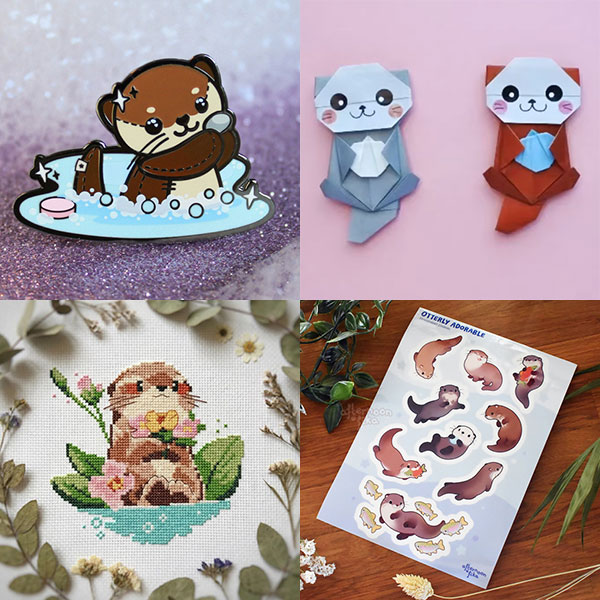 Kawaii Otters Crafts & Artist Picks