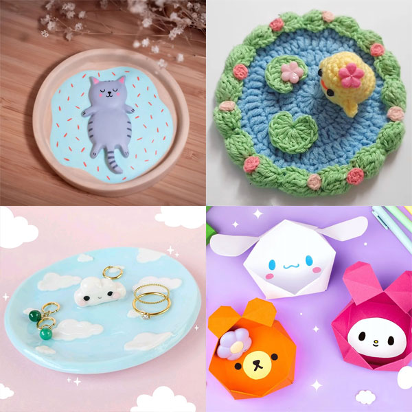Kawaii Trinket Dishes to Buy & DIY