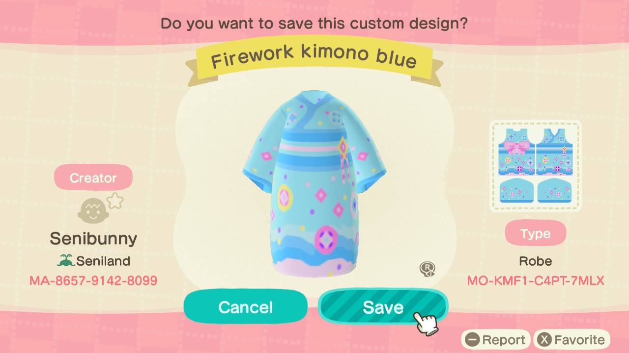 Animal Crossing Custom Designs for Fireworks Festival Super Cute Kawaii!!