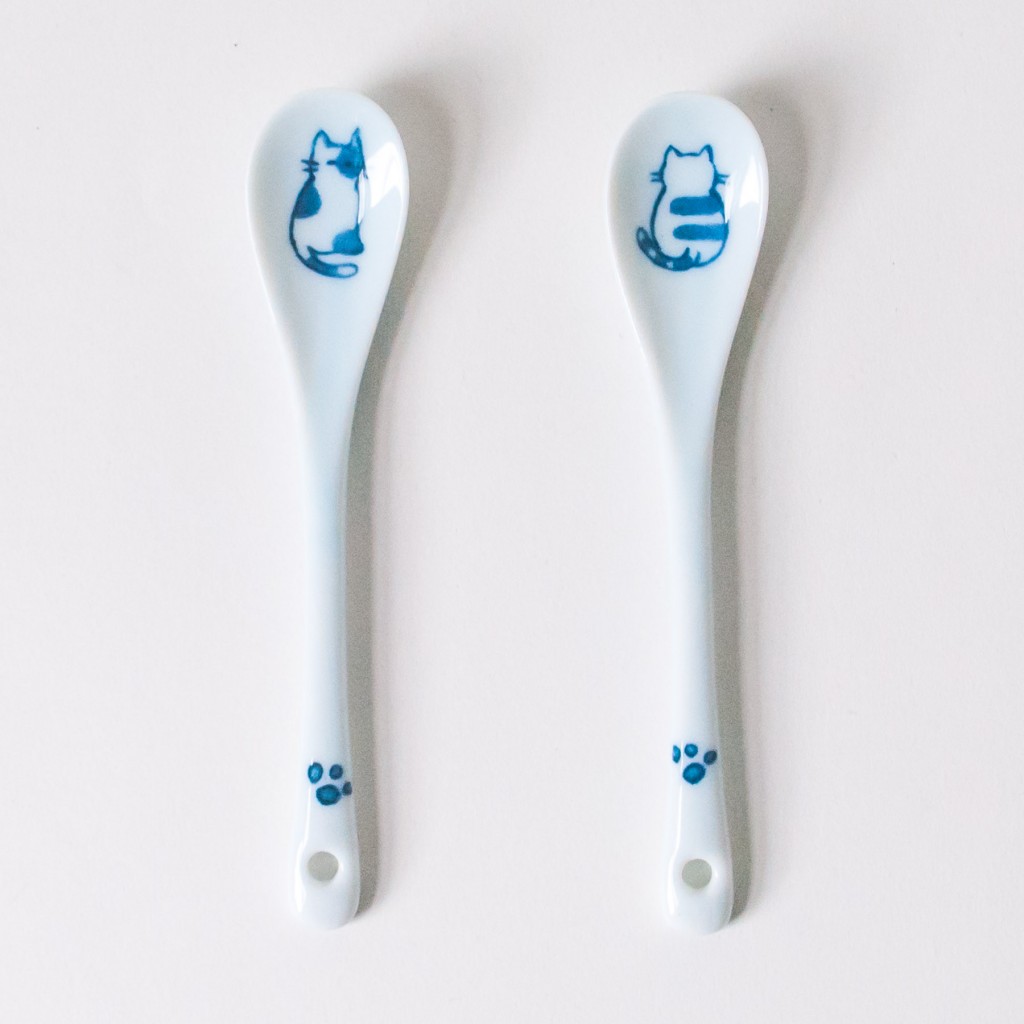Most Wanted Cat Spoons at Omoi Zakka Shop Super Cute Kawaii!!
