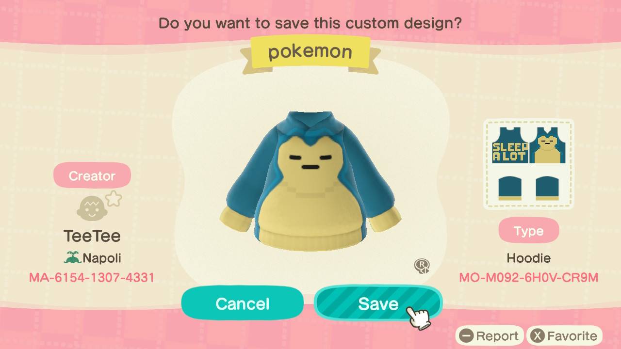 Animal Crossing Custom Designs From Video Games Super Cute Kawaii!!