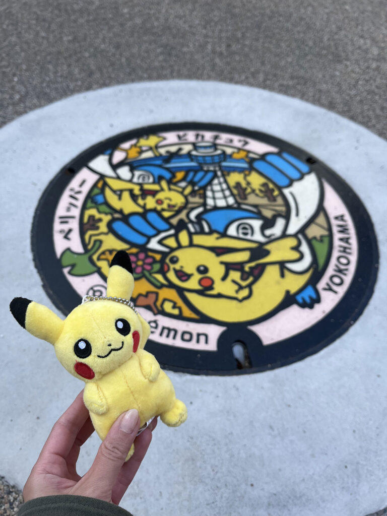 Pokemon manhole covers in Japan