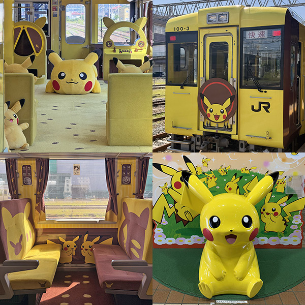 Traveling on the ‘Pokemon With You’ Joyful Train in Japan