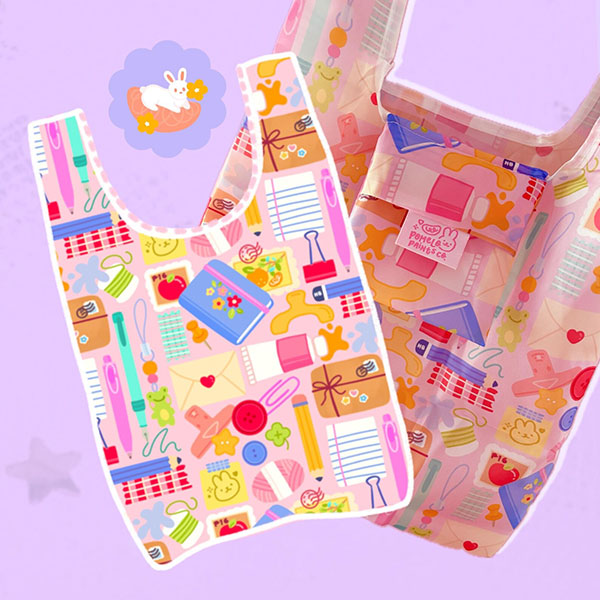 kawaii eco bags