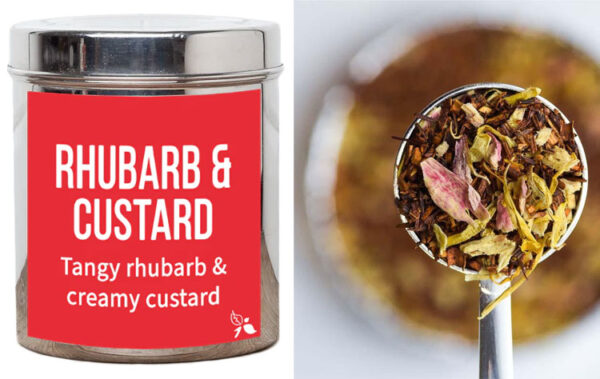 rhubarb and custard tea