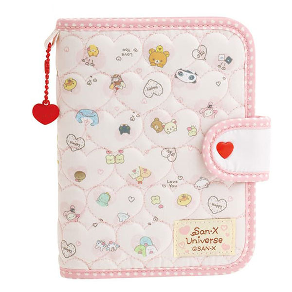 San-X Universe heart quilted binder