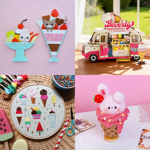 Kawaii Summer Desserts & Drinks Crafts
