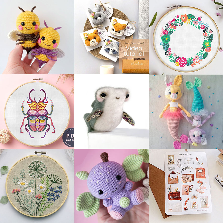 Support Ukraine With Cute Digital Downloads & Craft Patterns